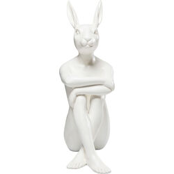 Deko Figur Gangster Rabbit Weiß