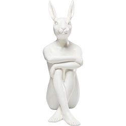 Deco Figurine Rabbit Gillie White