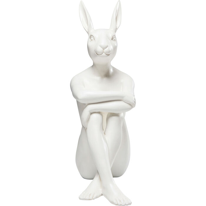 Figura deco Gangster Rabbit blanco