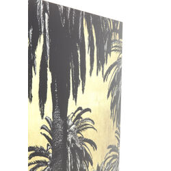 Cuadro cristal Metallic Palms 180x120cm