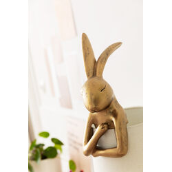 Lampada da tavolo Animal Rabbit oro/bianco 68cm