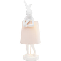 Table Lamp Animal Rabbit White 68cm