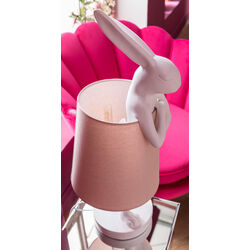 Tischleuchte Animal Rabbit Weiß/Rosa 68cm
