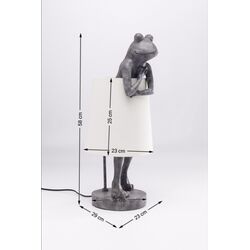 Tischleuchte Animal Frog Grau 58cm