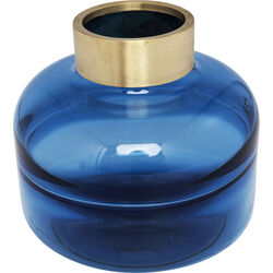 Vase Positano Belly Blue 21cm
