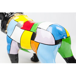 Figurine décorative Bulldog colore