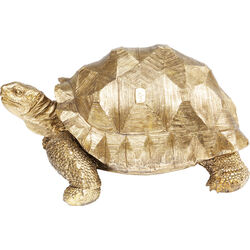 Figura decorativa Turtle oro medio 40cm