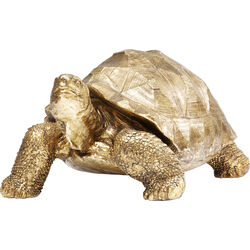 Figura decorativa Turtle oro medio 40cm