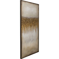 Dipinto ad acrilico Abstract Fields 100x200cm