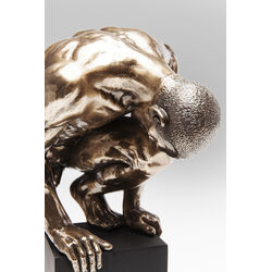 Deko Objekt Nude Man Stand Bronze 35cm