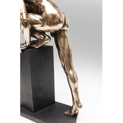 Deko Objekt Nude Man Stand Bronze 35cm