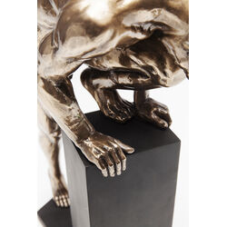 Deco Object Nude Man Stand Bronze 35cm