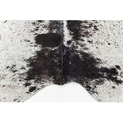 Alfombra Hide negro-blanco 219x242cm