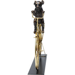 Deko Objekt Dog With Bicycle 44cm