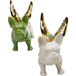 Deko Figur Angel Wings Dog Sortiert