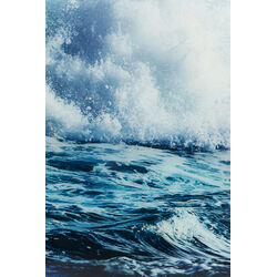 Tableau en verre Triptychon Wave (3/Set)