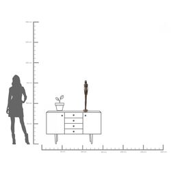 Deko Figur Art Lady 78cm