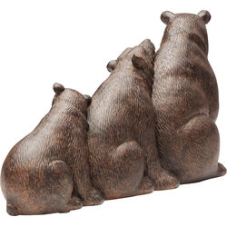 Deco Figurine Relaxed Bear Family