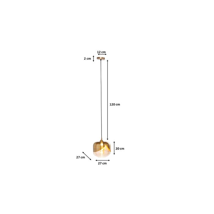 Hanging Lamp Golden Goblet Ø25cm