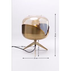 Table Lamp Golden Goblet Ball