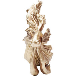 Deko Figur Betta Fish Gold Klein