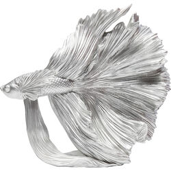 Figura decorativa Betta Fish argento piccolo