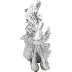 Figura decorativa Betta Fish argento piccolo