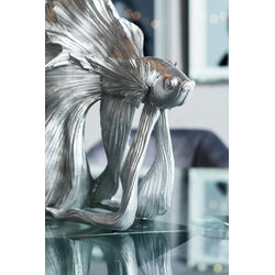 68024 - Figura decorativa Betta Fish argento piccolo