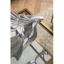 Figura decorativa Betta Fish argento piccolo