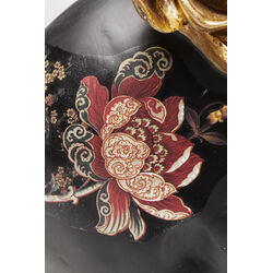 Oggetto decorativo Flower Skull 22cm