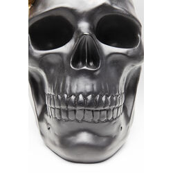 Oggetto decorativo Flower Skull 22cm