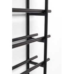 Wine Shelf Cape Town Black 45x136cm