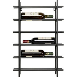 Wine Shelf Cape Town Black 45x68cm