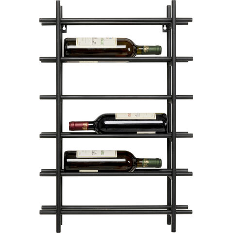 Wine Shelf Cape Town Black 45x68cm