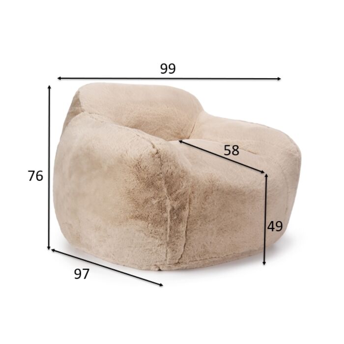 Sessel Mika Creme Small