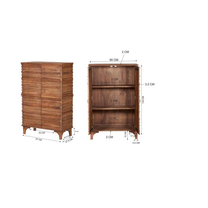 Kommode Santos 90x136cm