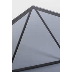 Couchtisch Cristallo Graphit 80x80cm