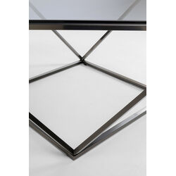 Couchtisch Cristallo Graphit 80x80cm