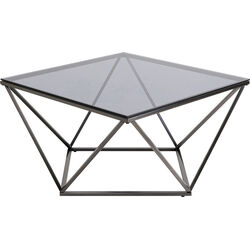 Couchtisch Cristallo Graphit 80x80cm