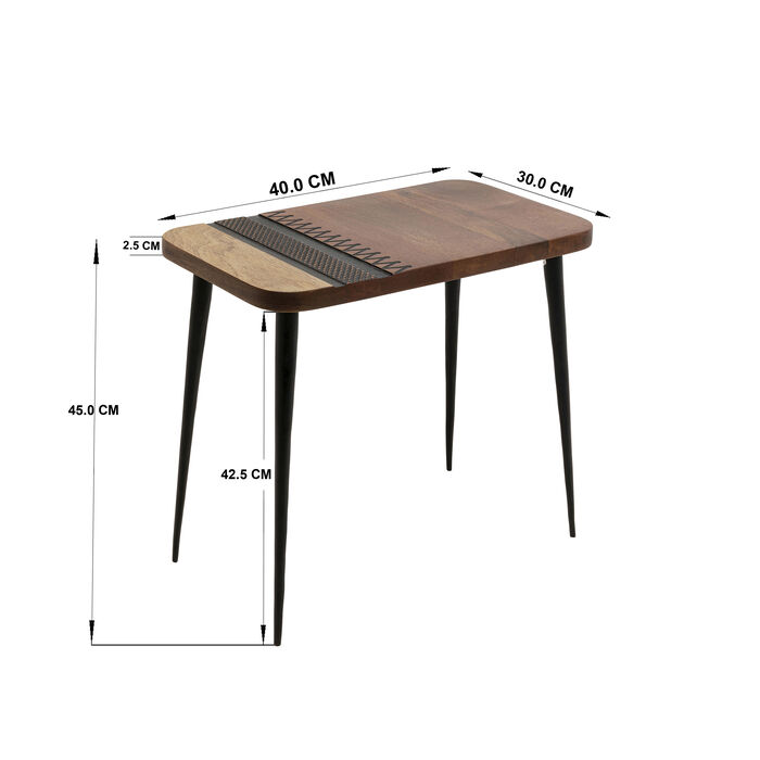 Beistelltisch Medina Rectangular 40x30cm