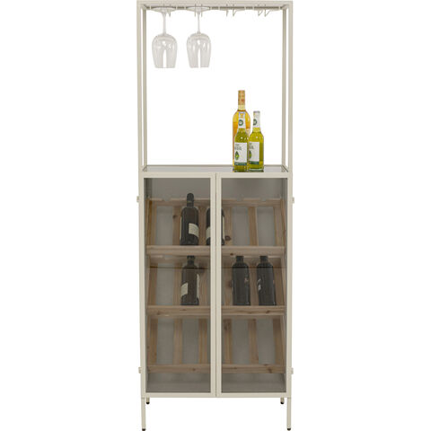Wine Shelf Porto Bar Greige 60x170cm