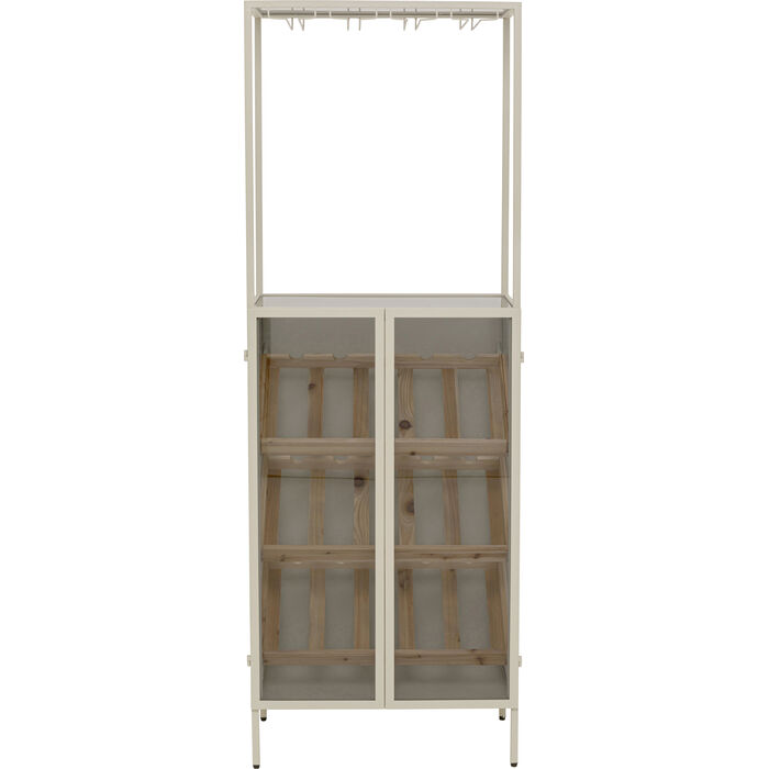 Weinregal Porto Bar Greige 60x170cm