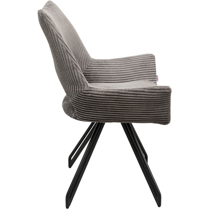 Swivel Chair Rich Dark Grey