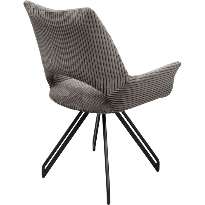 Swivel Chair Rich Dark Grey