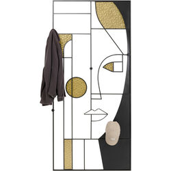 Wandgarderobe Art Girl Face 90x200cm