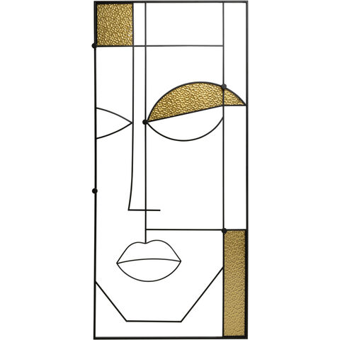 Coat Rack Art Boy Face 90x200cm
