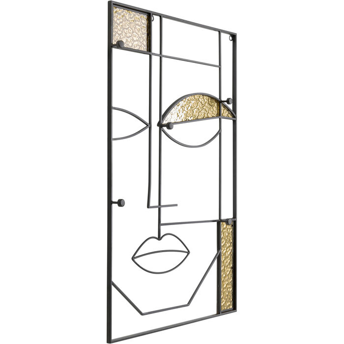 Wandgarderobe Art Boy Face 60x90cm