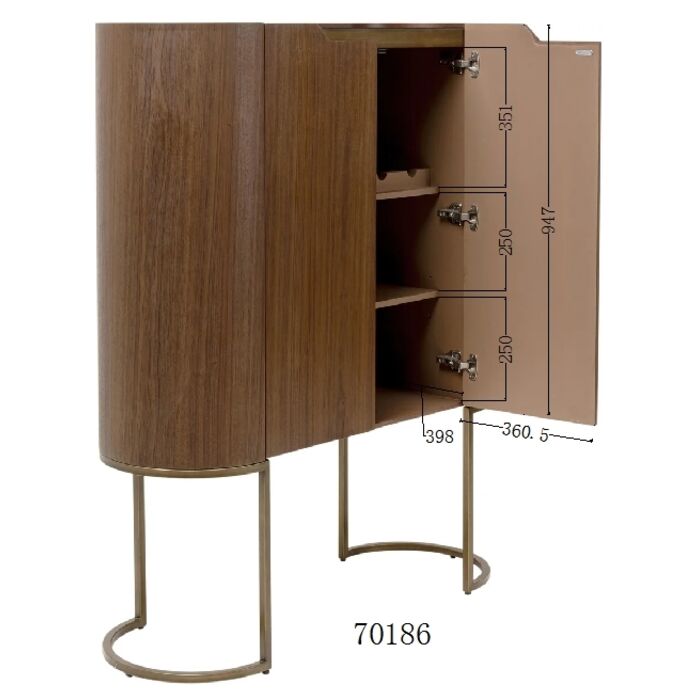 Barschrank Giorgio 115x142cm