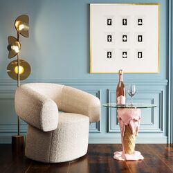 70201 - Bistrotisch Ice Cream Pink Ø60cm