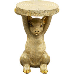 Side Table Animal Pig Ø34cm